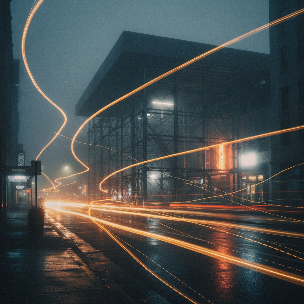 Scaffolding Nocturne by jeff