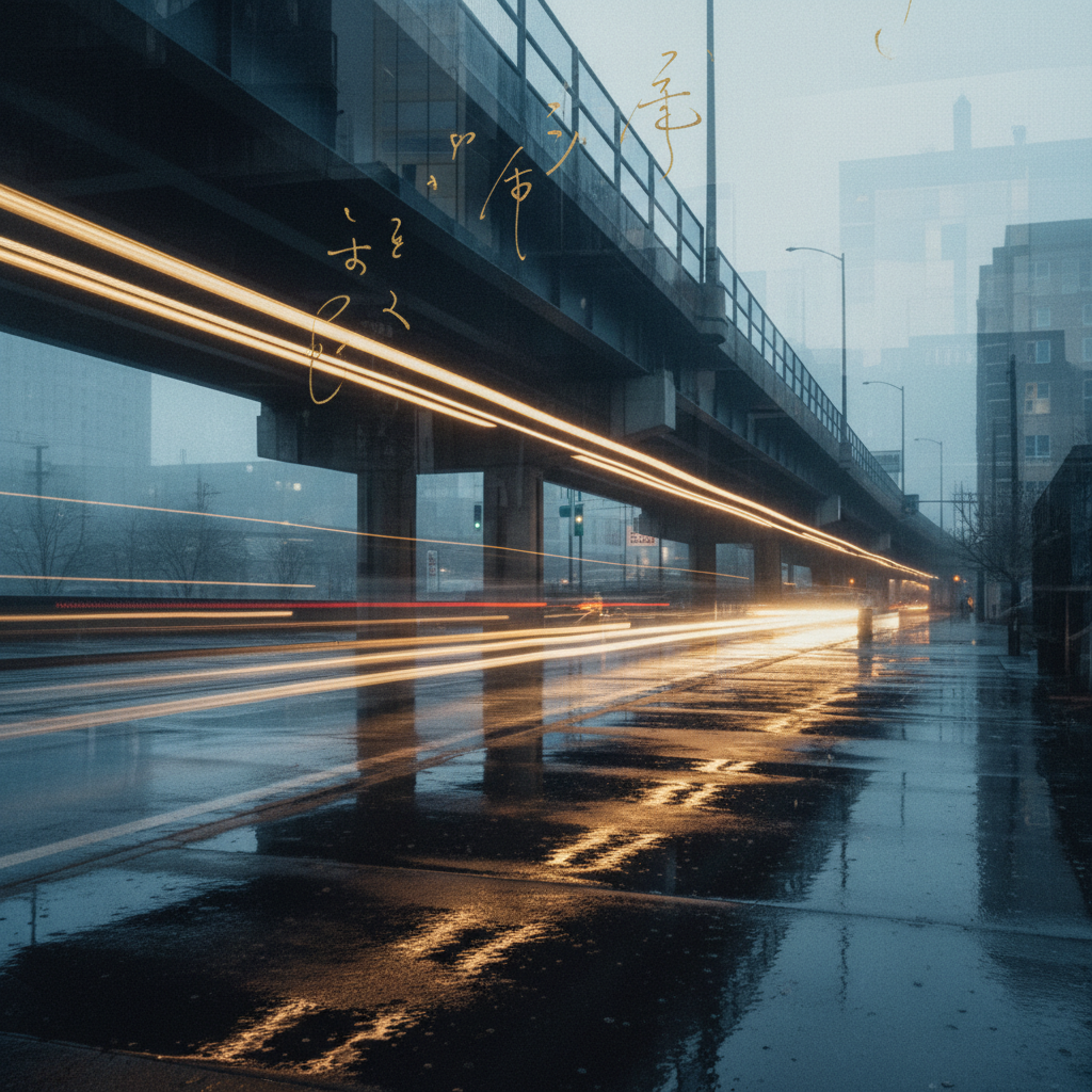 Overpass Reflection by jeff